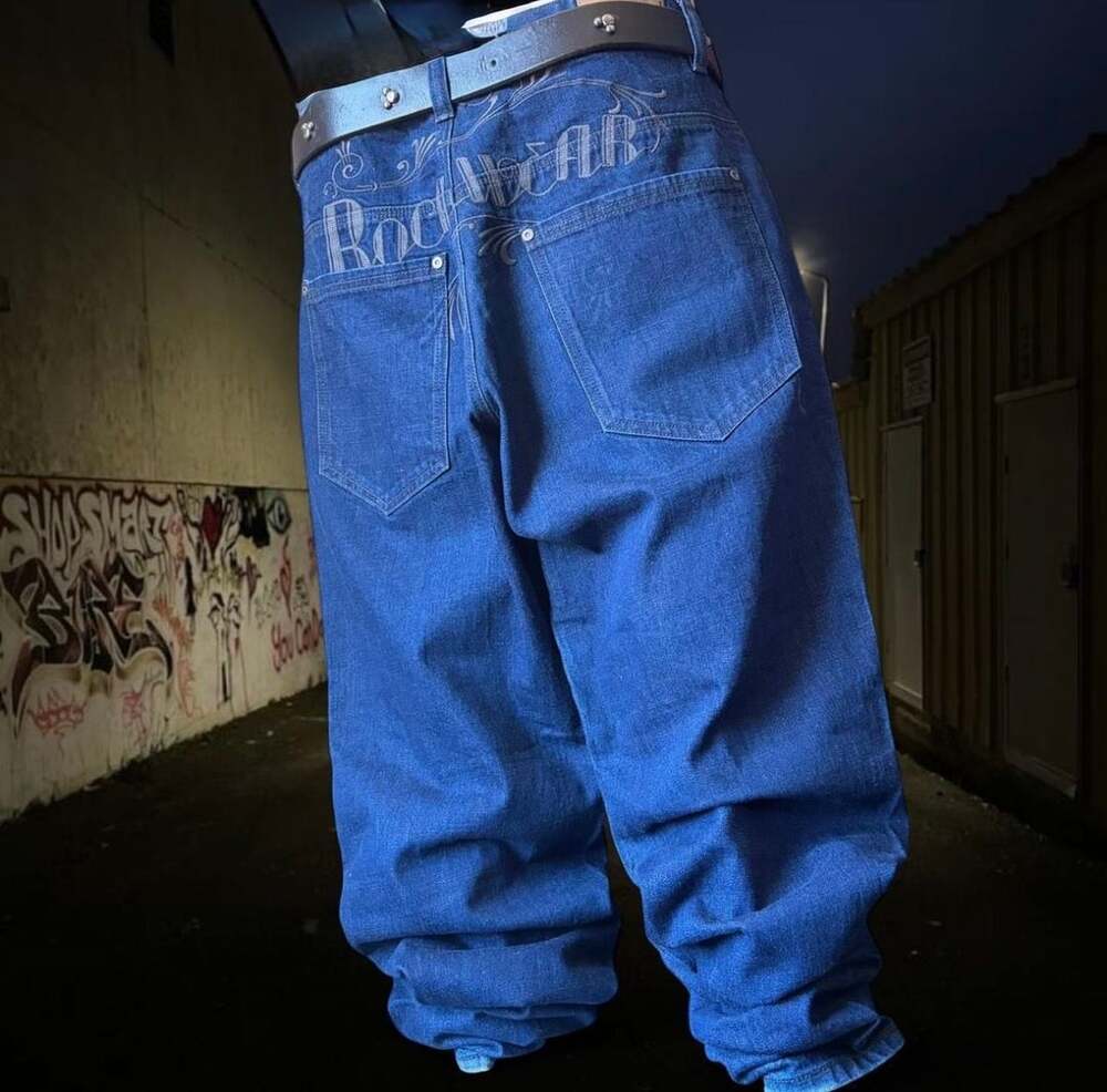 Rocawear baggy jeans blue denim